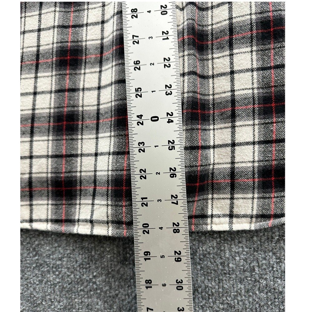 Banana Republic Boyfriend Fit Flannel Shirt Womens Large, 100% cotton - Picture 8 of 9